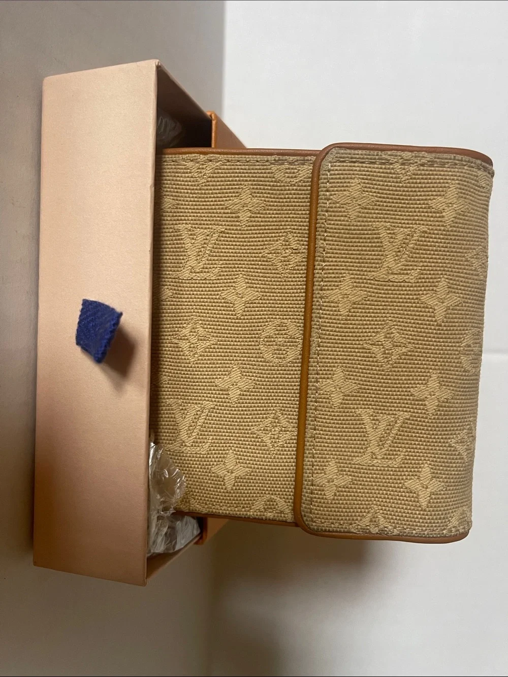 Louis Vuitton Tan Monogram Canvas Card Holder